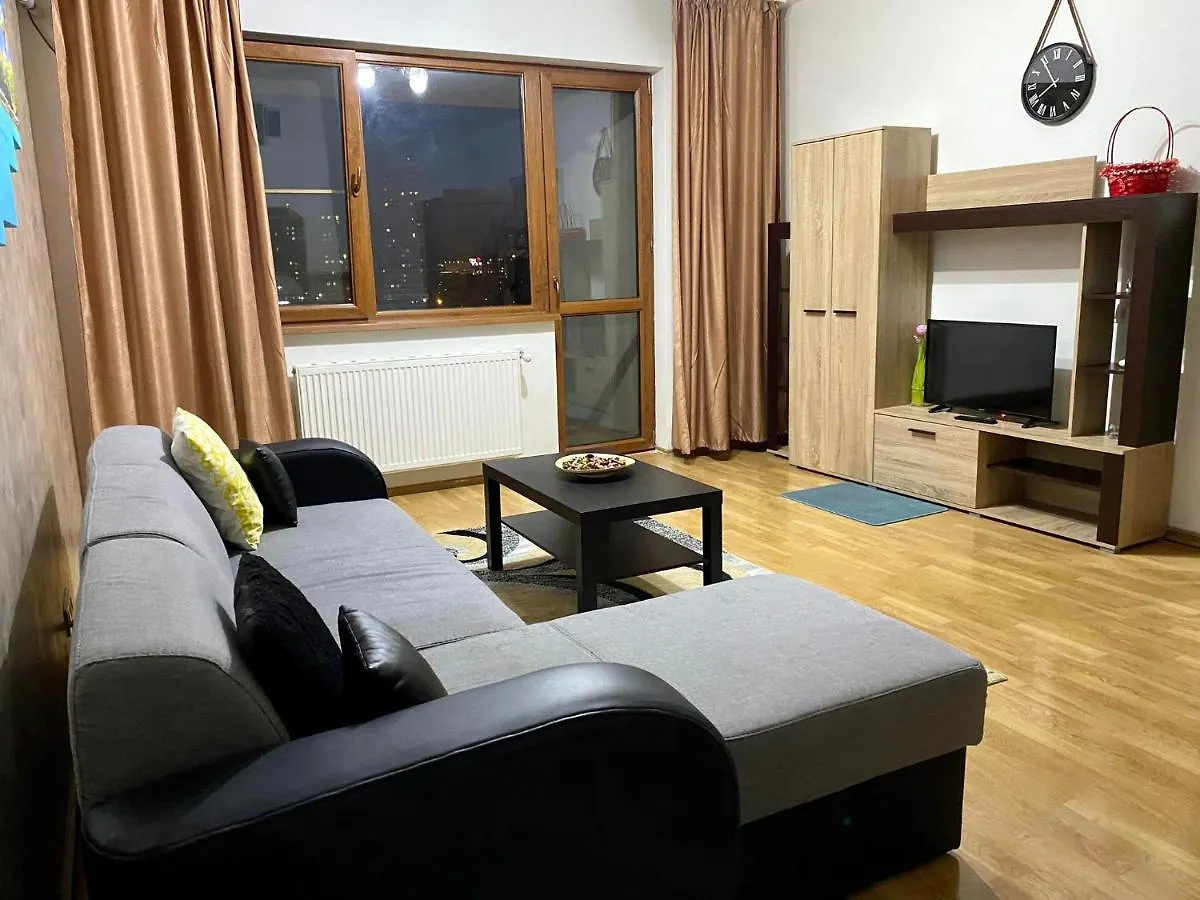 Sky Modern 1 Bedroom Apt W Free Parking Bucarest Romania