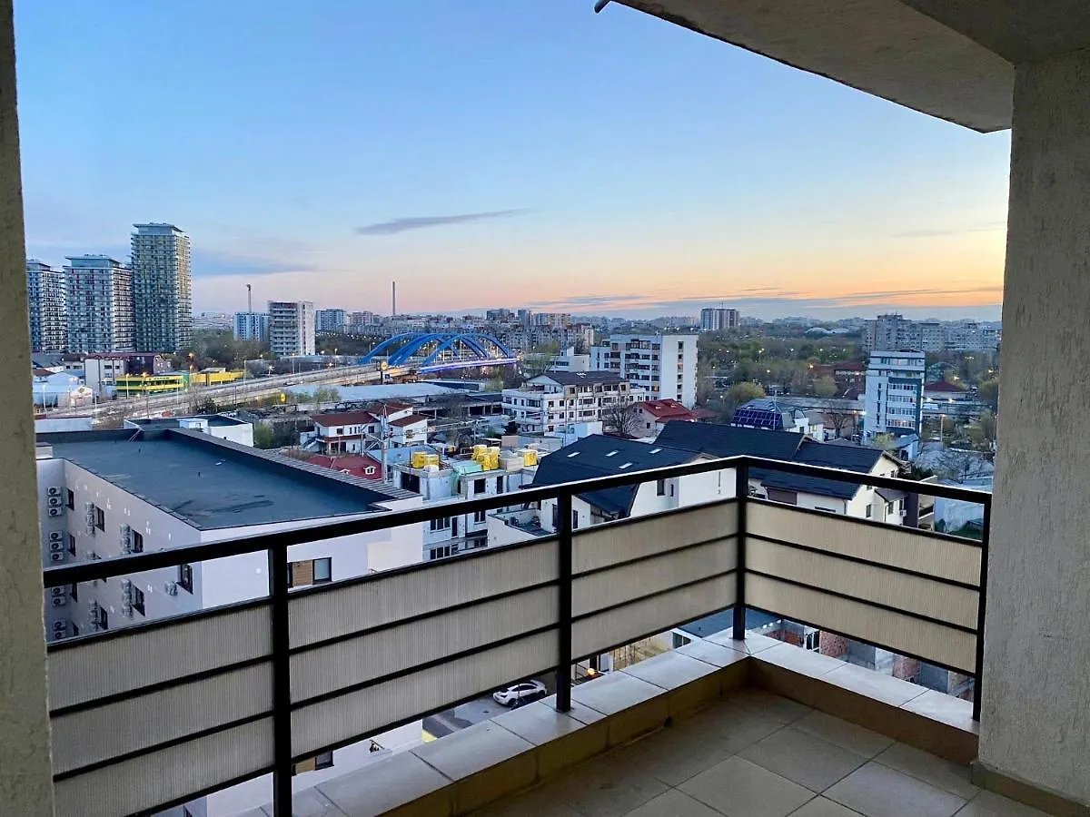 Sky Modern 1 Bedroom Apt W Free Parking Bucarest